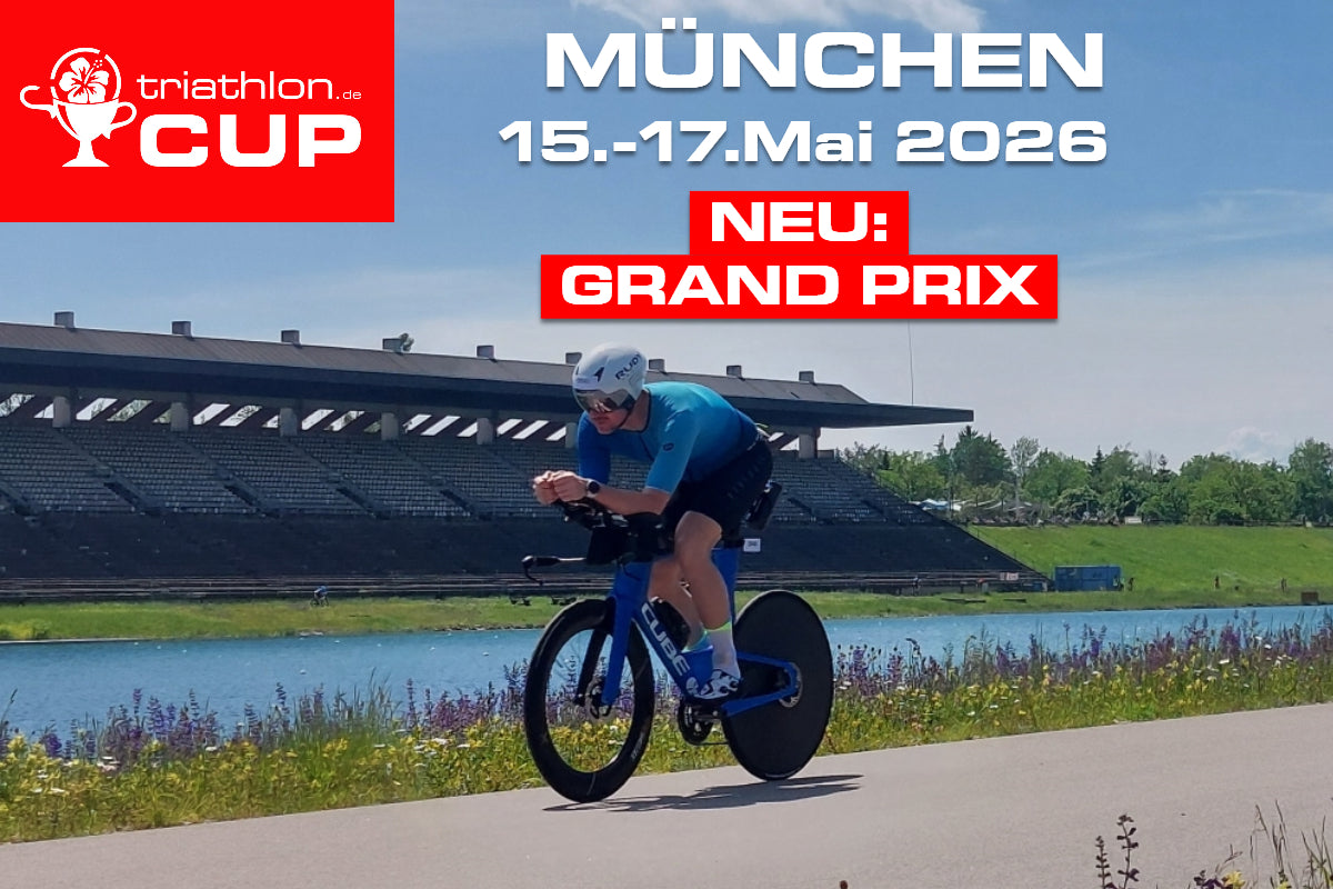 Anmeldung 2026 geöffnet: 12. triathlon.de CUP München vom 15.-17. Mai 2026