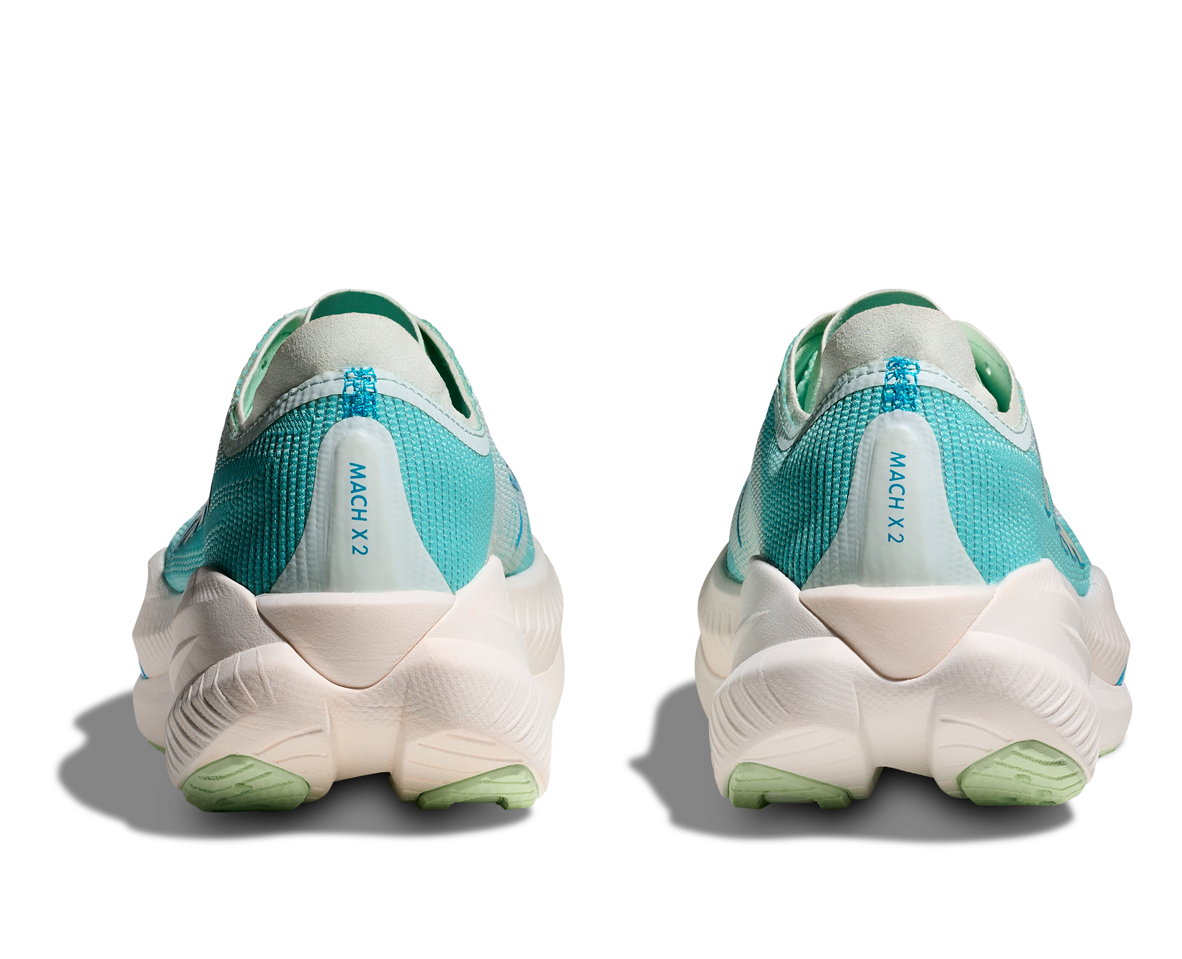 Hoka Mach X 2, Laufschuhe, Damen, Snow Melt/Blue Spark