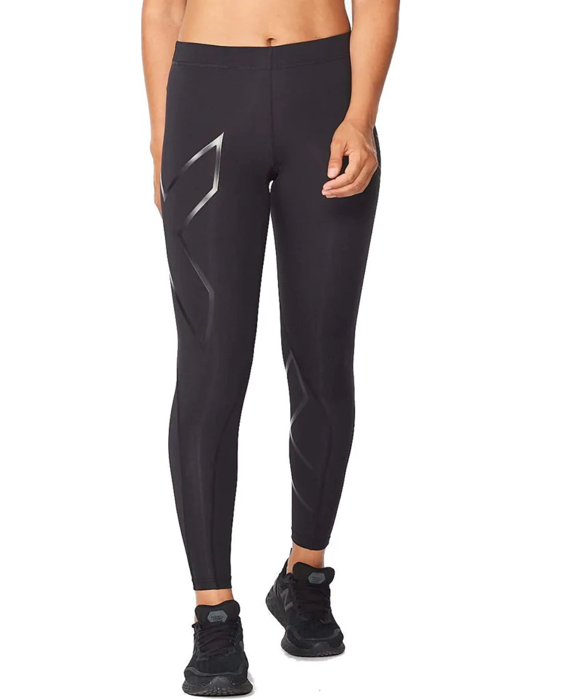 2XU Core Compression Tights, Laufhose, Damen, Black/Nero