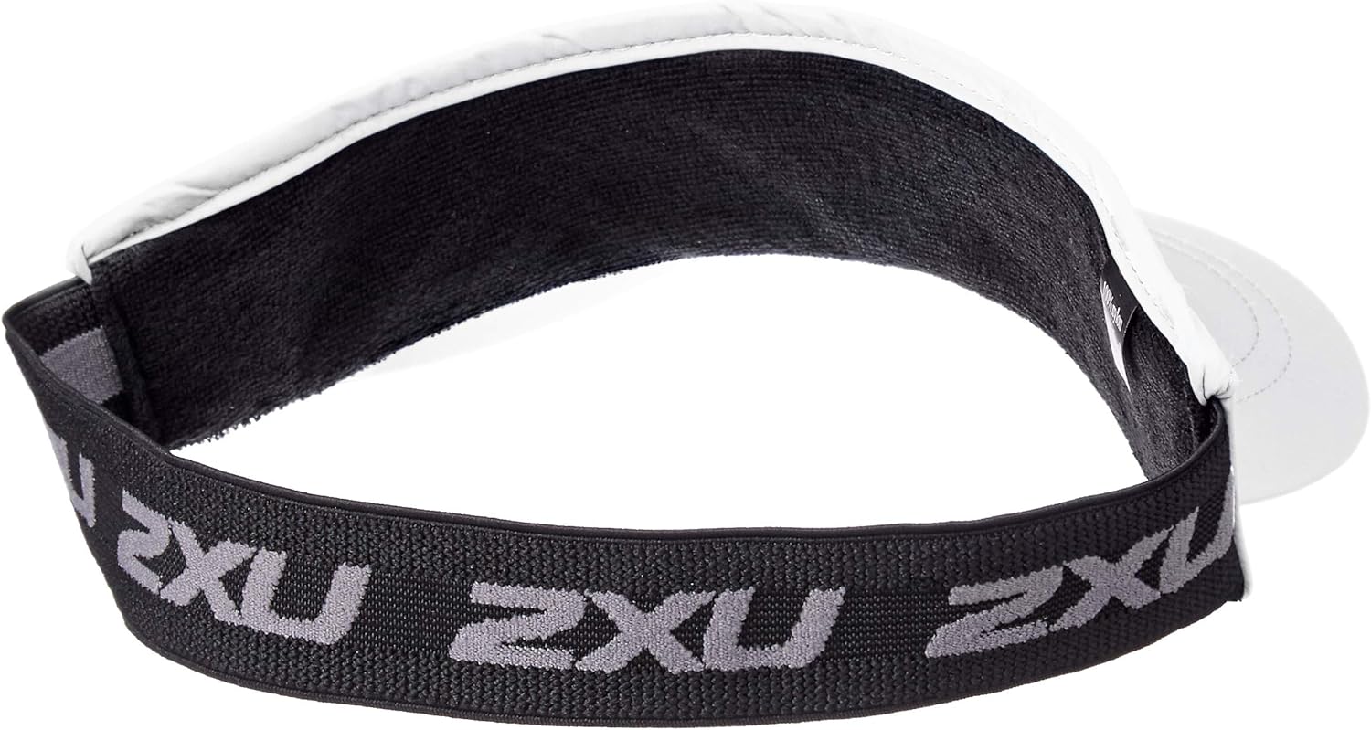 2XU Performance Visor, unisex, White/Black