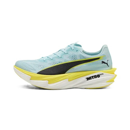Puma Deviate Nitro Elite 4, Laufschuh, Damen, Fresh Water/Lemon Crush/PUMA Black