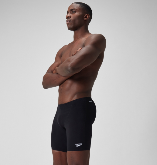 Speedo Eco Endurance+ Mid, Jammer, Herren, Schwarz