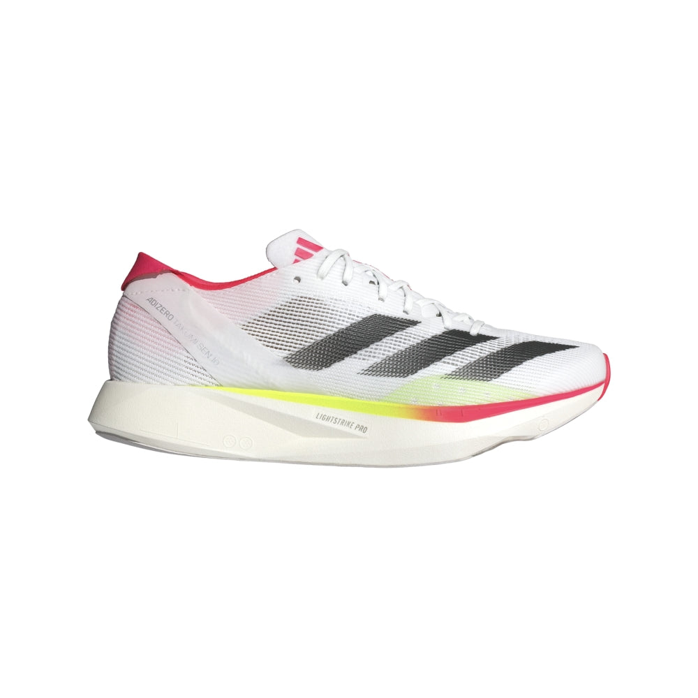 Adidas ADIZERO TAKUMI SEN 10, Laufschuh, Damen, Cloud White/Core Black/Lucid Red