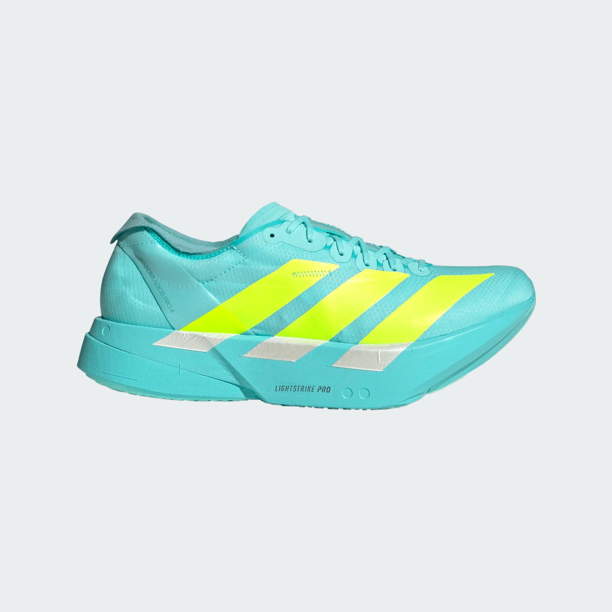 Adidas ADIZERO ADIOS PRO 4, Laufschuh, Herren, Flash Aqua / Lucid Lemon / Mint Ton