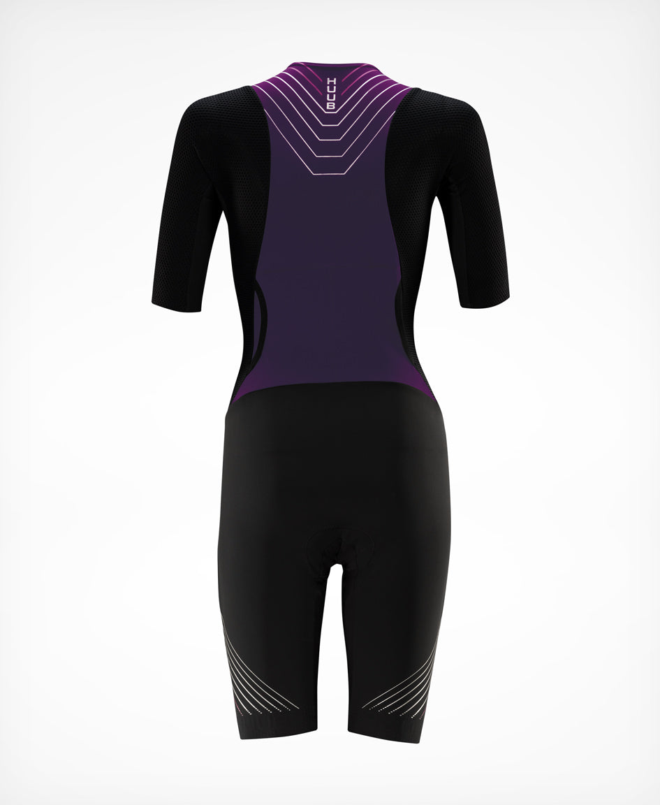 Huub Pinnacle TriSuit, Damen, Black/Grape