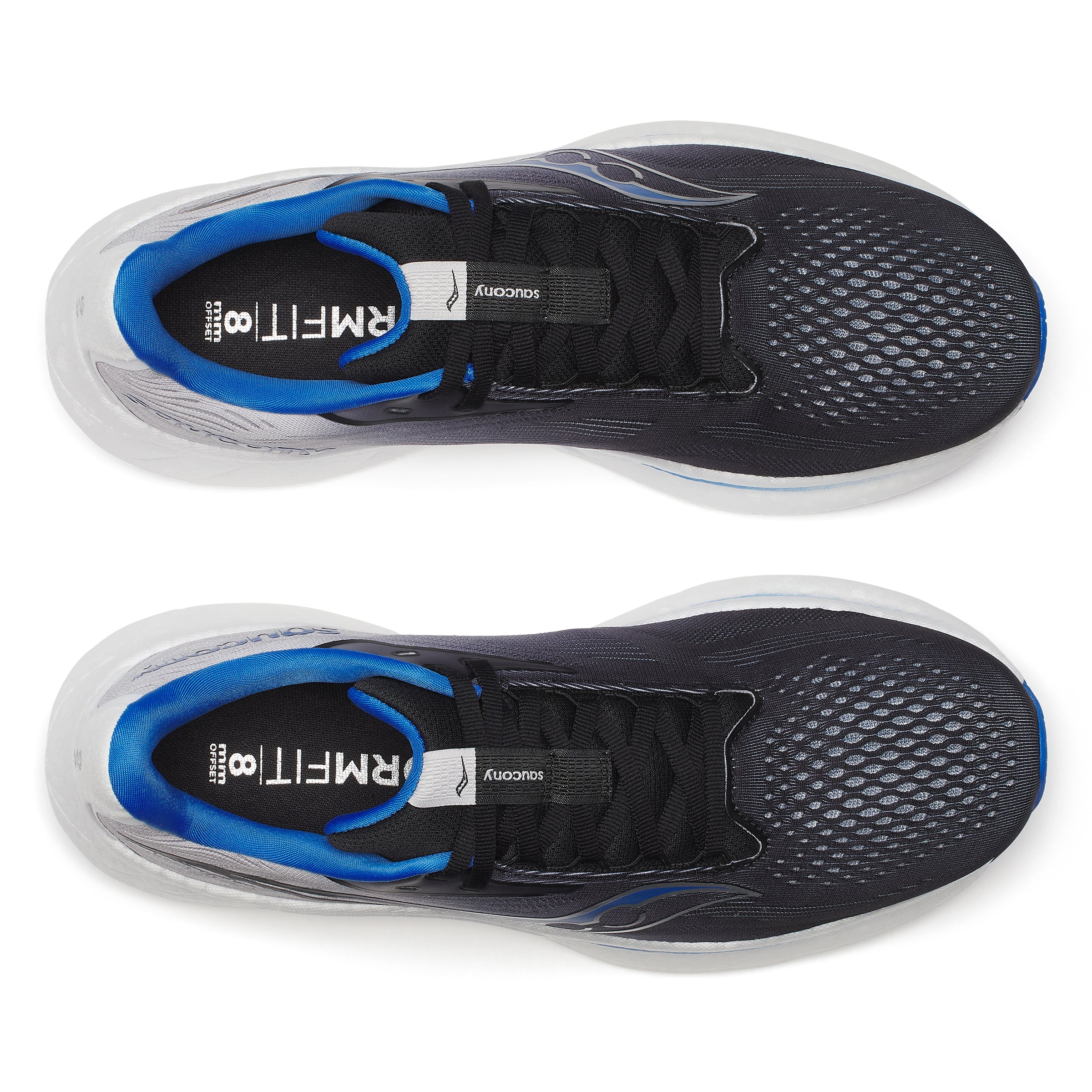 Saucony Ride 18, Laufschuh, Herren, BLACK/SKYDIVER