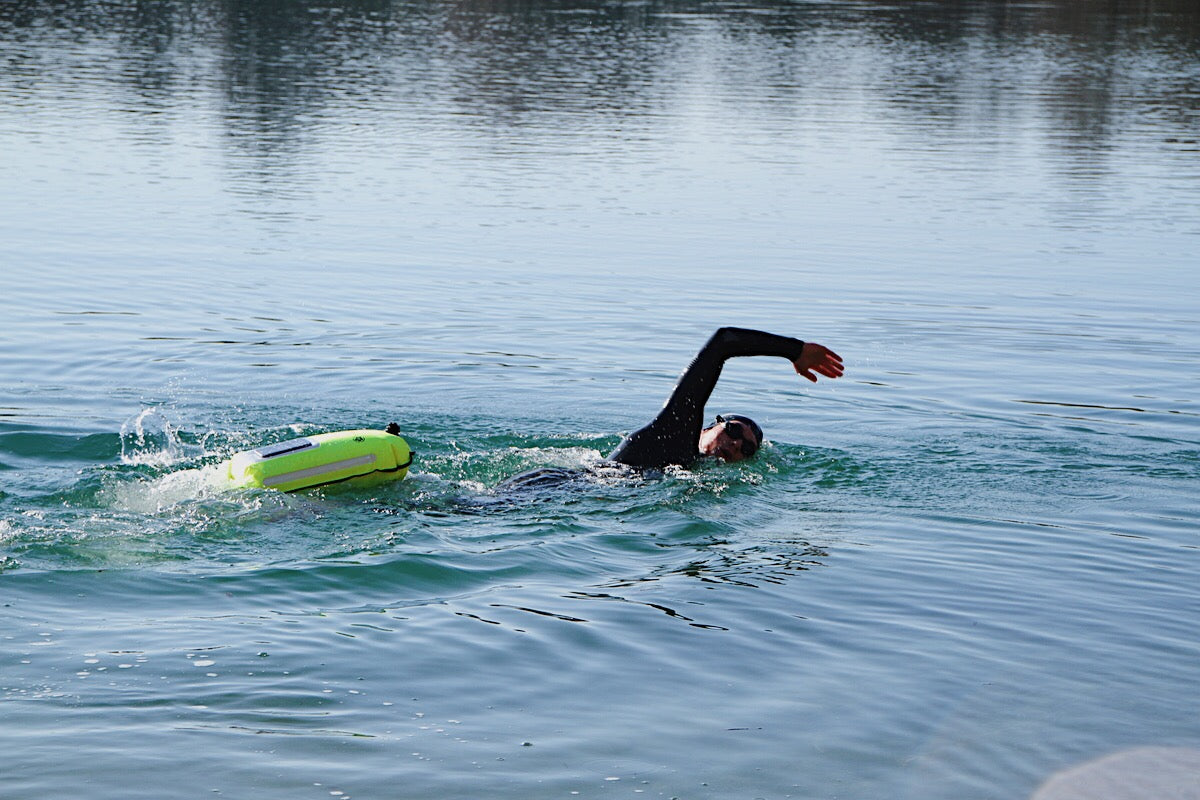 triathlon.de Swim & Safety Buoy, LED, orange