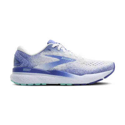Brooks Ghost 16, Laufschuh, Damen, White/Amparo Blue/Limpet Shell