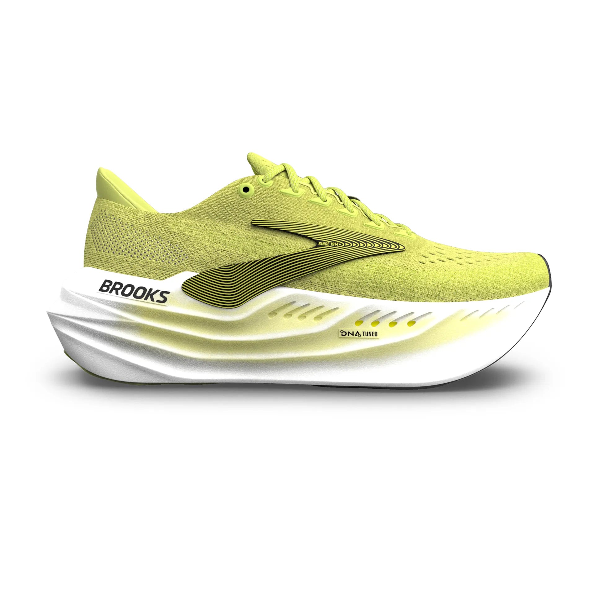 Brooks Glycerin Max, Laufschuh, Damen, Sunny Lime/Black/White