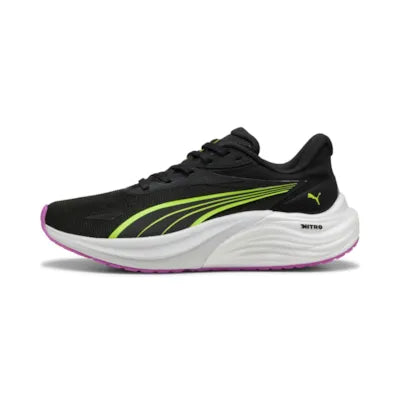 Puma Electrify Nitro 4, Laufschuhe, Damen, Puma Black/Yellow Alert