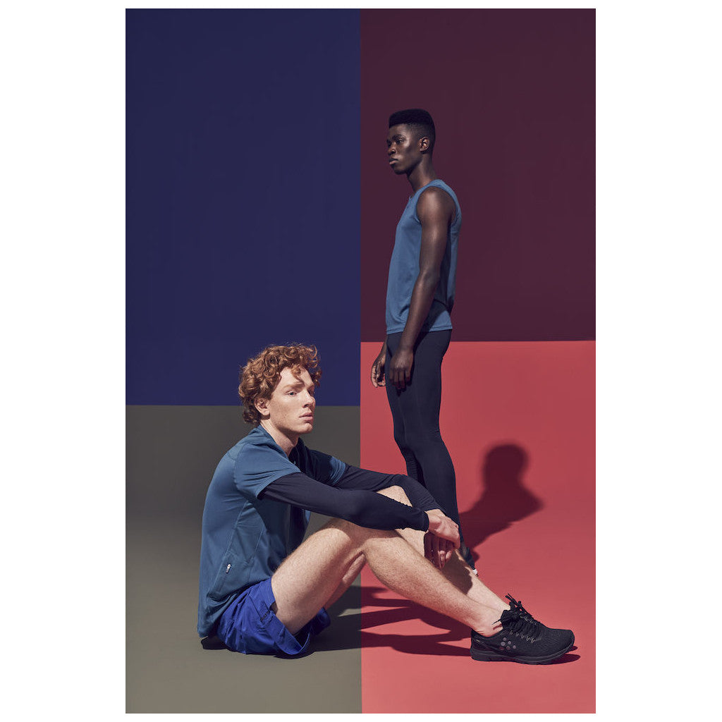 Craft ADV Essence LS Tee, Laufshirt, Herren, blaze, dunkelblau