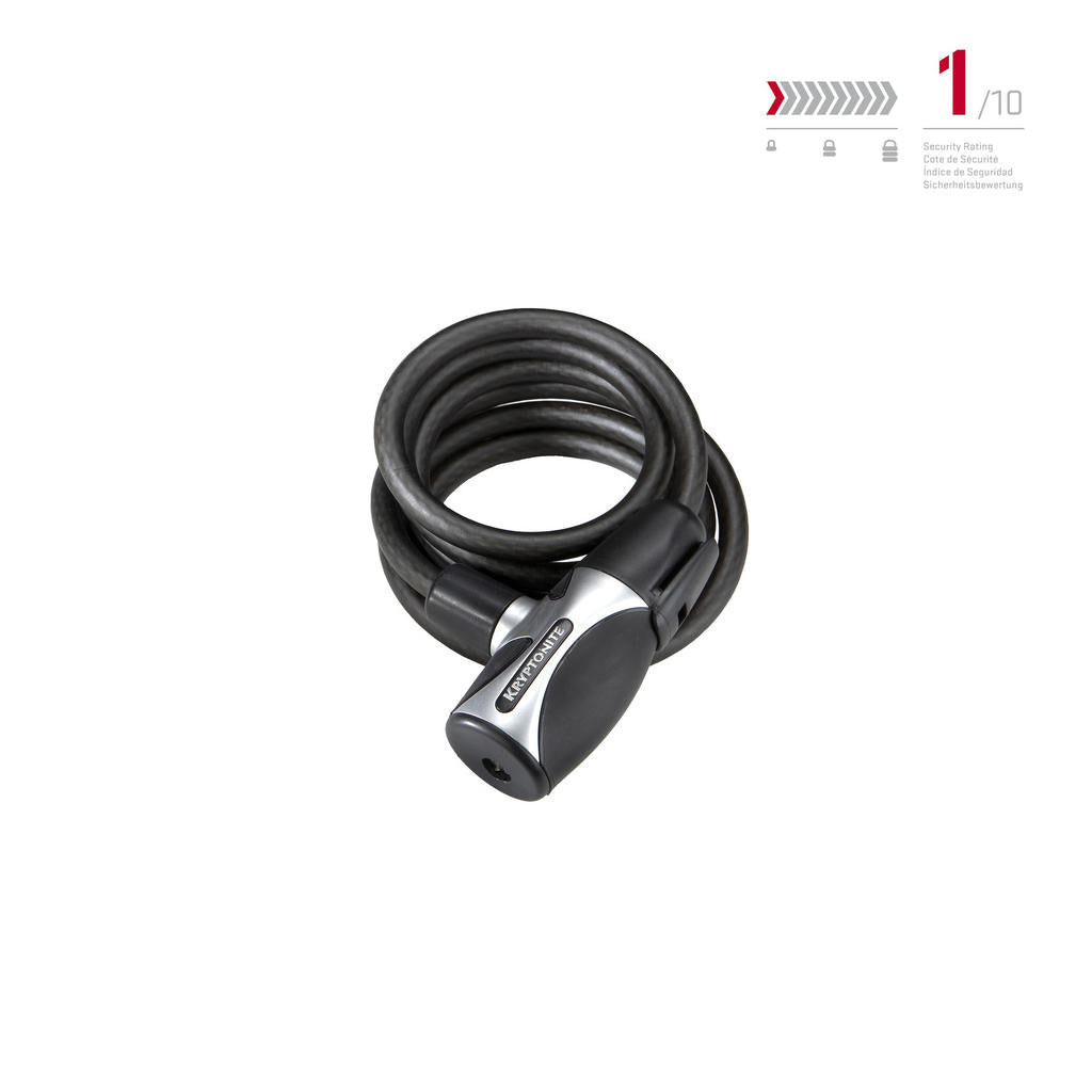Kryptonite Kryptoflex 1018 Cable Key 180 cm, Fahrradschloss