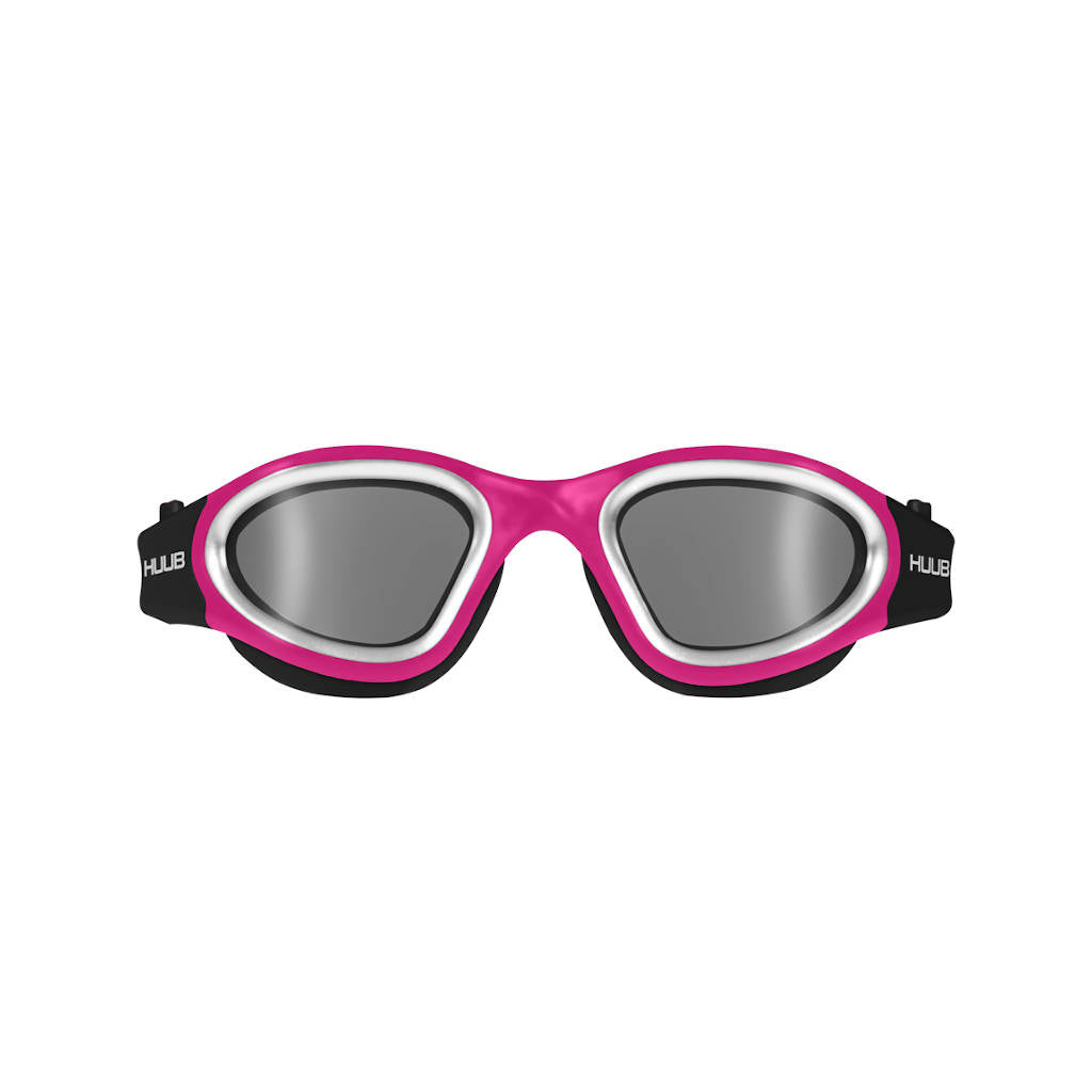 Huub Aphotic Schwimmbrille, schwarz/magenta (pink)