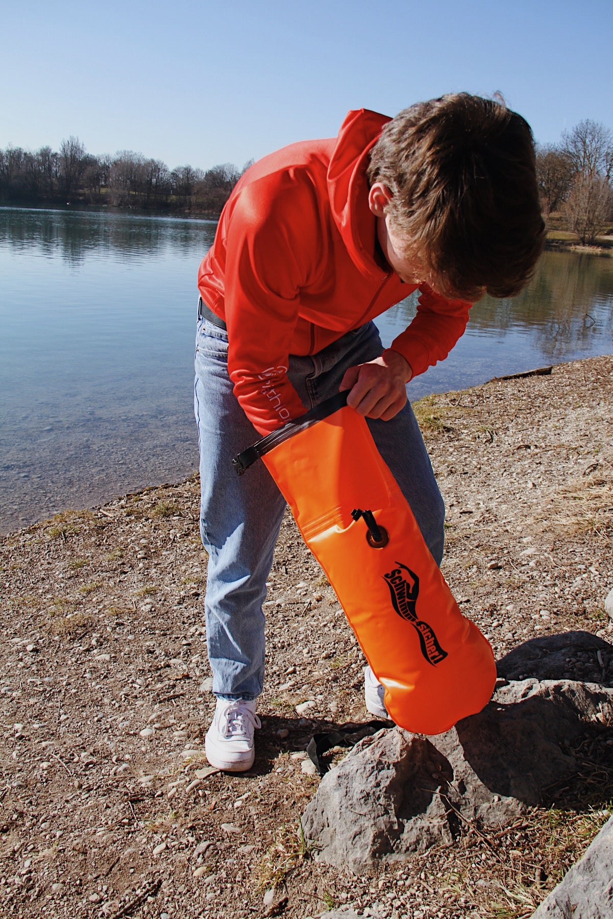 schwimm-sicher.de Swim Buoy, medium, gelb, B - Ware, kein Umtausch