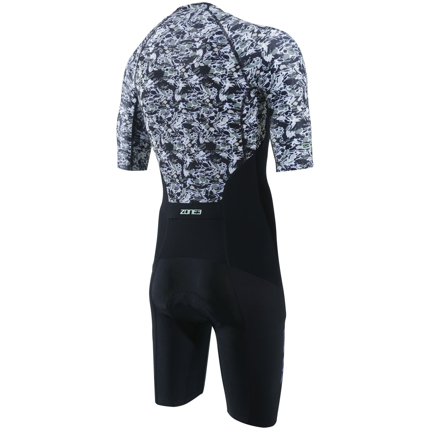 Zone3 Men's Lava Short Sleeve Aero Trisuit - Gravel