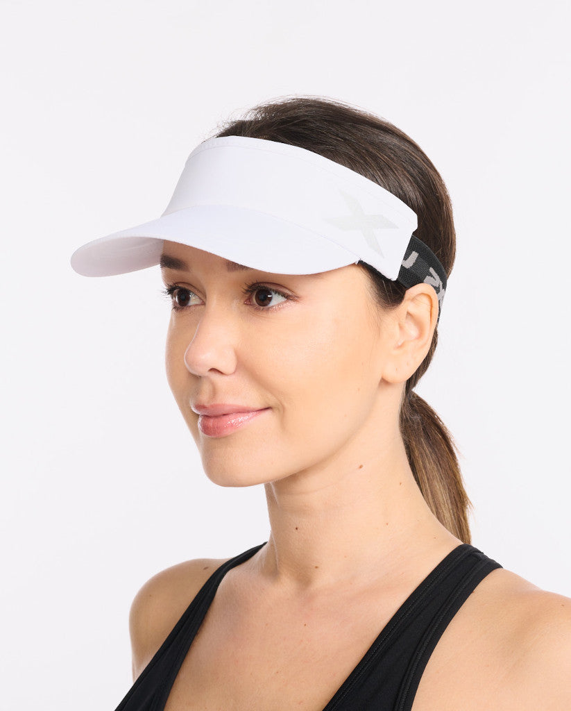 2XU Performance Visor, Unisex, weiß