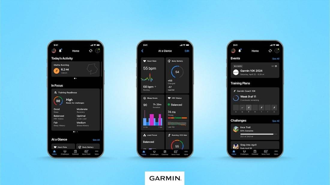 Garmin Connect: neues Design, neue Funktionen