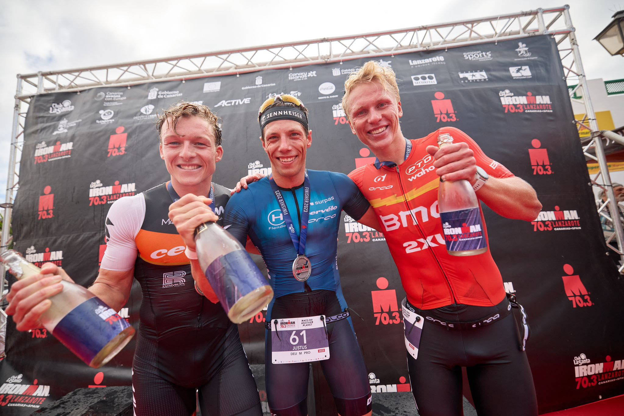 Doppelsieg auf Lanzarote: Justus Nieschlag und Anne Haug gewinnen IM 70.3 Lanzarote