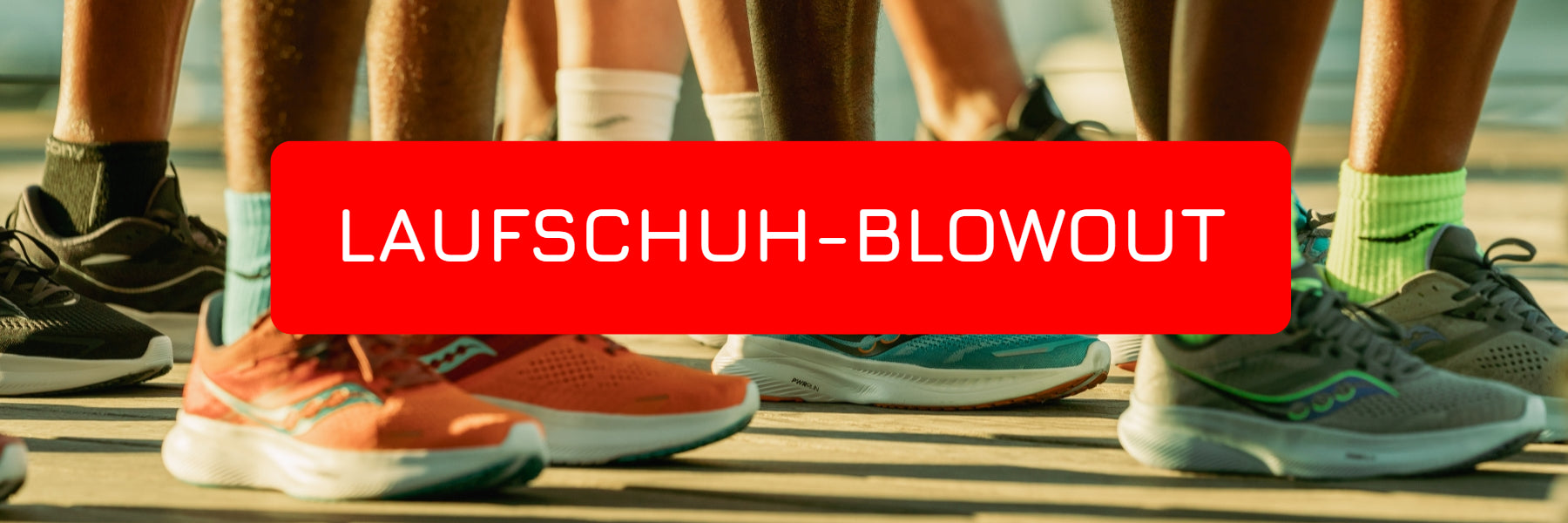 Laufschuh-Blowout