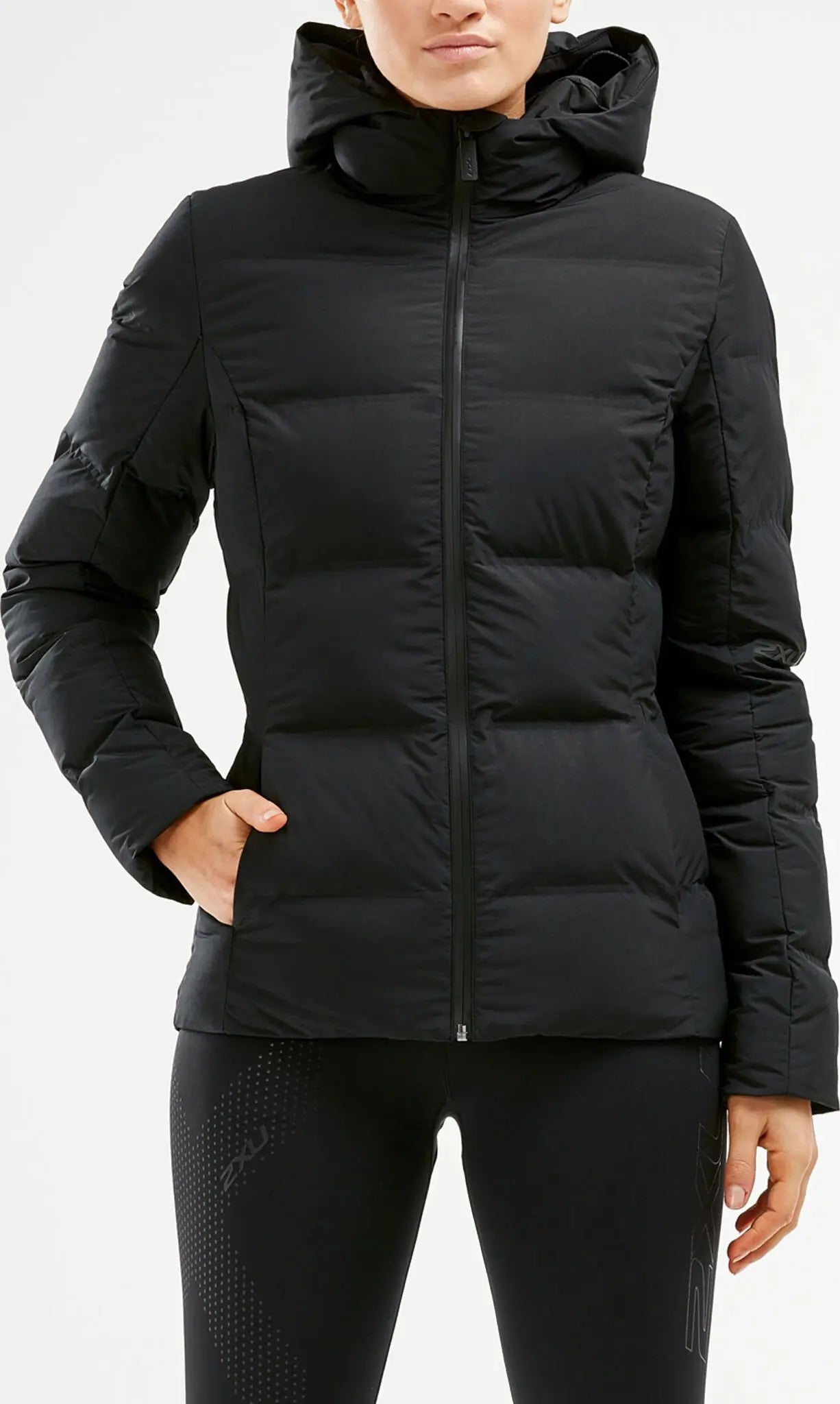 2XU Transit Insulation Jacket, Damen, schwarz