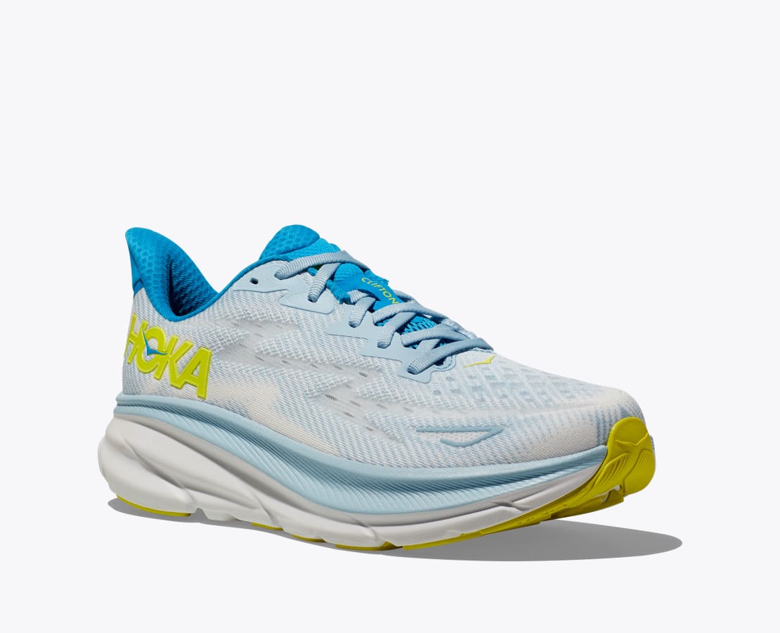 Hoka Clifton 9, Herren, ice water / evening primrose