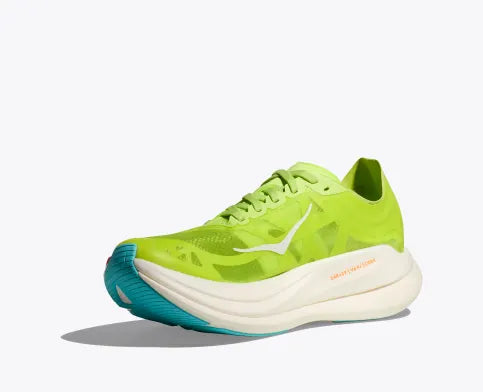 Hoka Rocket X 2, Laufschuh, unisex, Lettuce/Solar Flare