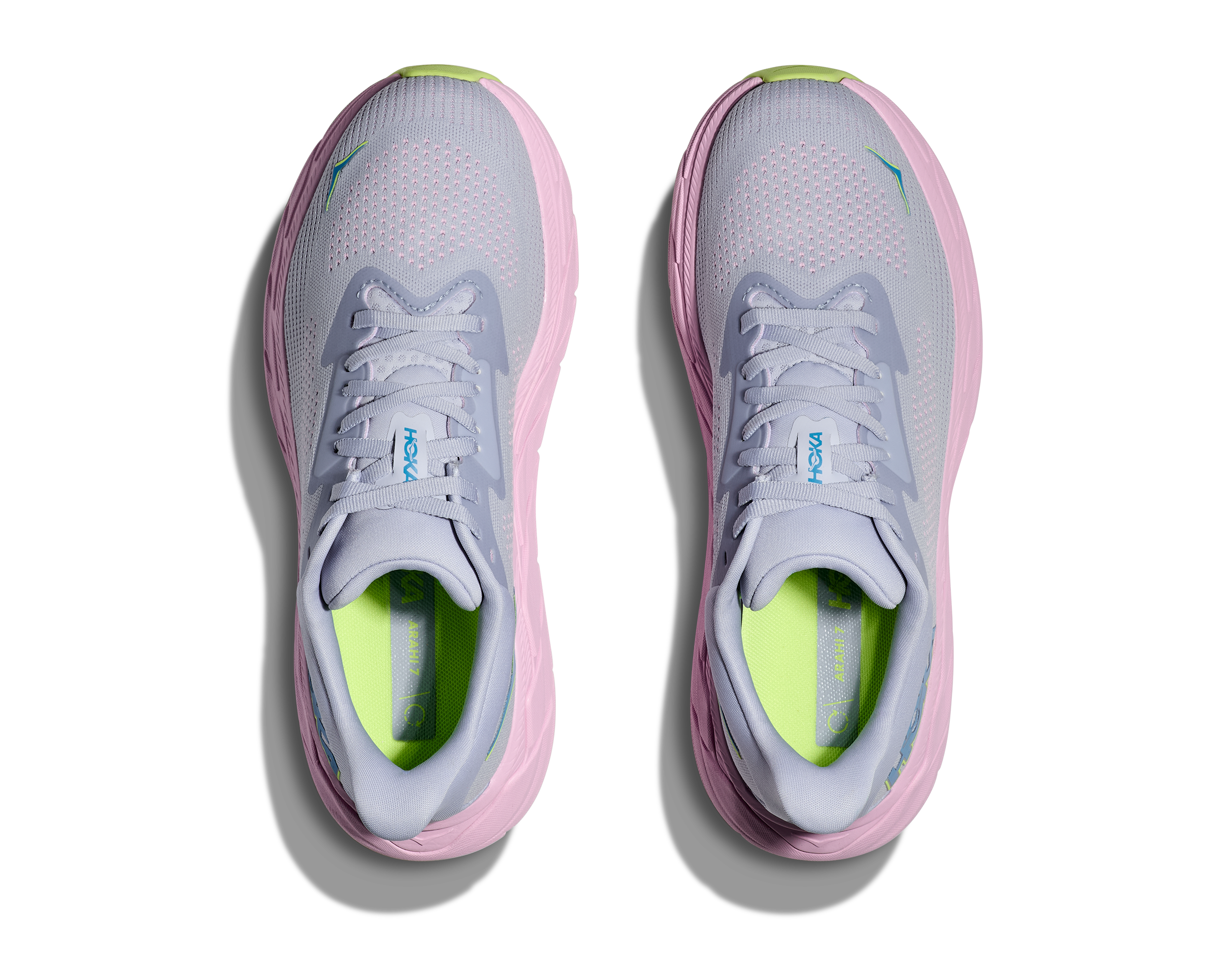 Hoka Arahi 7, Laufschuh, Damen, Gull/Pink Twilight