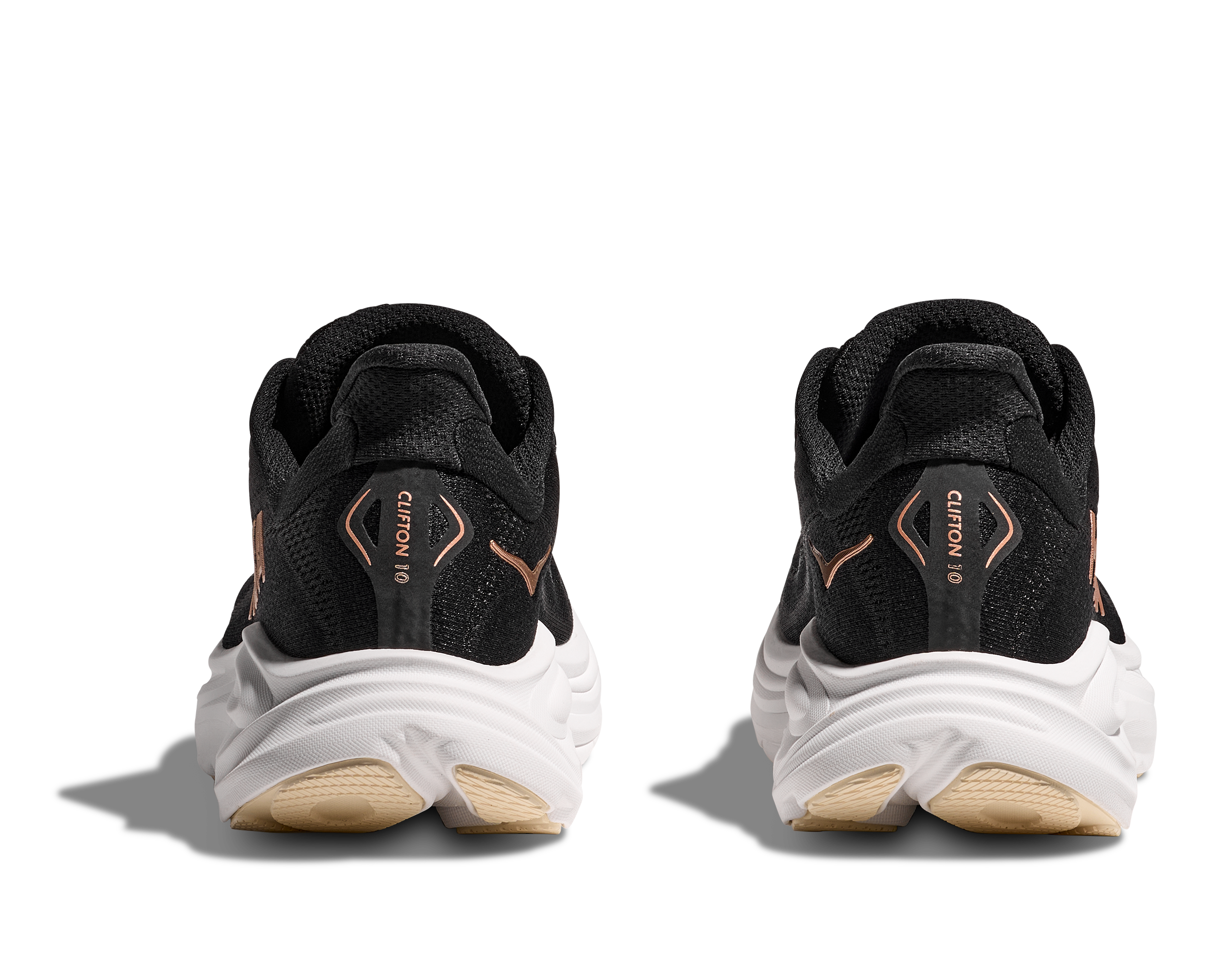 Hoka Clifton 10, Laufschuh, Damen, Black/Rose Gold