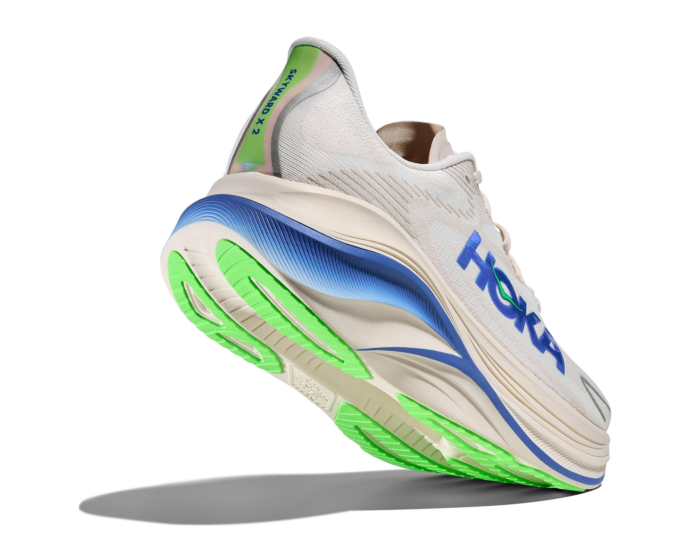 Schrägansicht rechter Schuh von hinten Unterseite