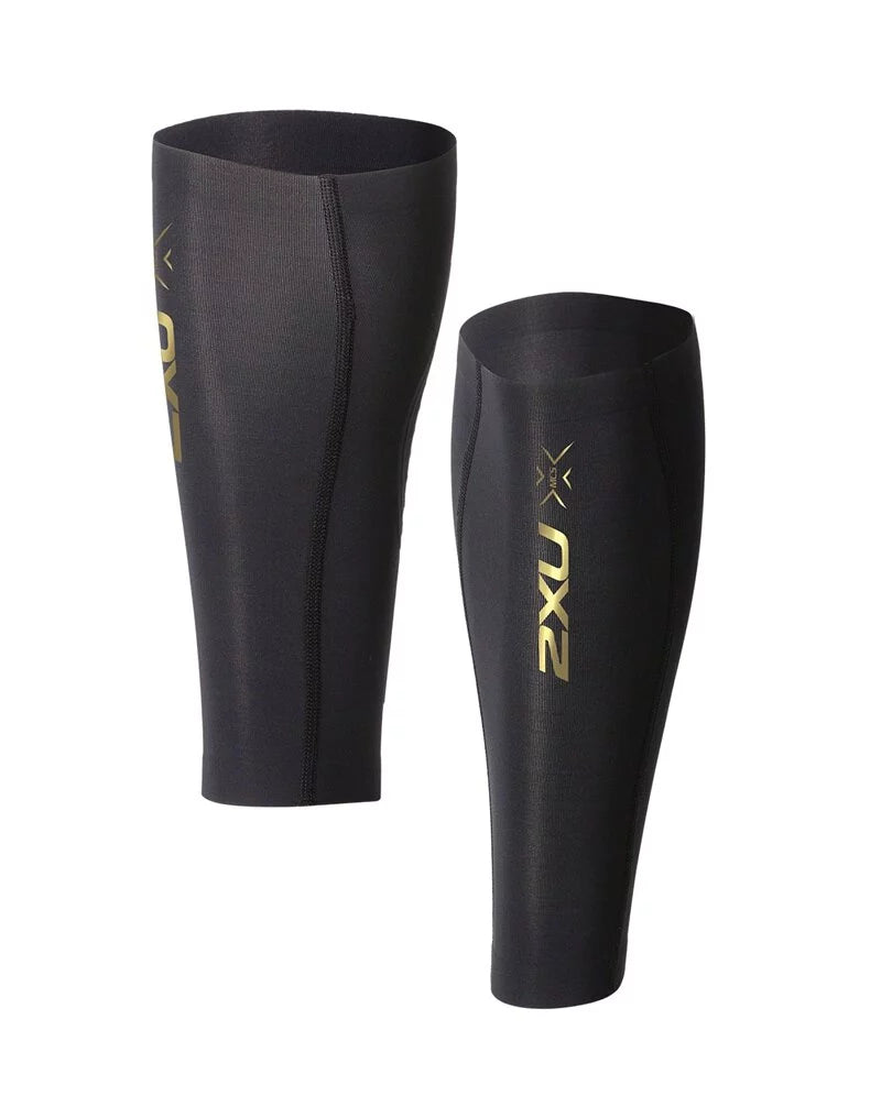 2XU MCS Compression Calf Guard, schwarz/gold