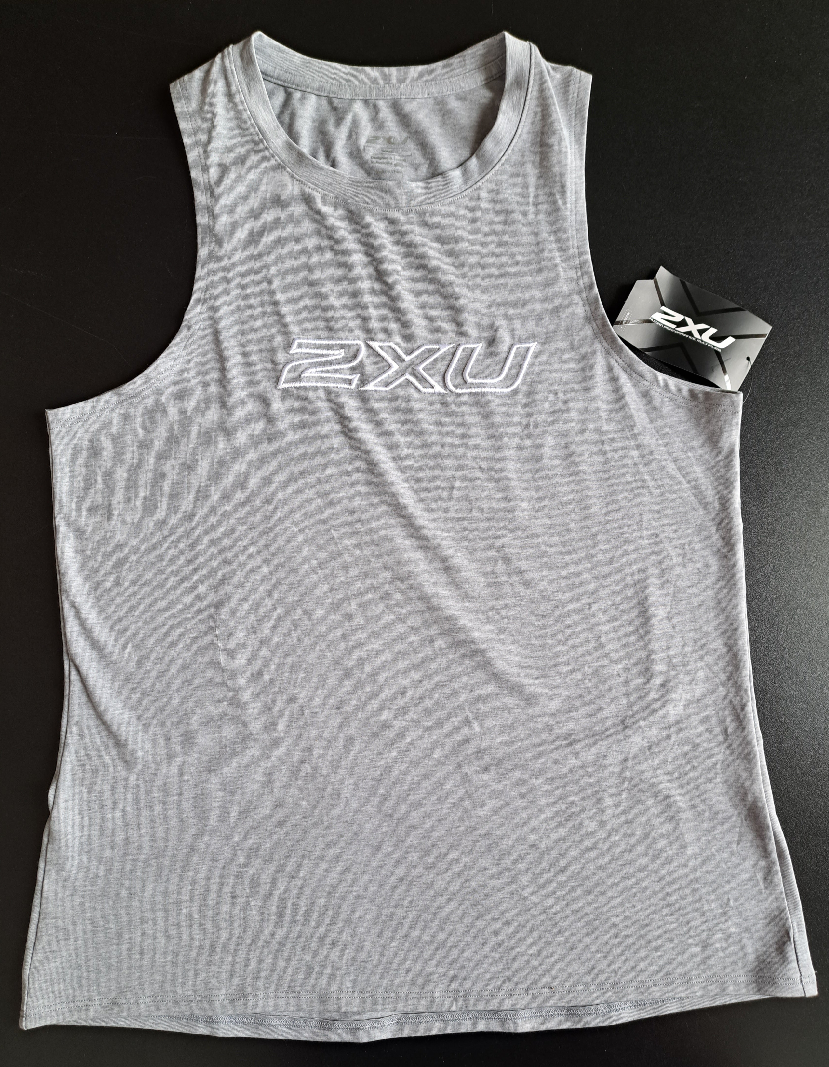 2XU Contender Tank, Damen, hellgrau