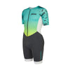 Zoggs Predator Trisuit Pro Man, Herren, Grey/Turquoise/White