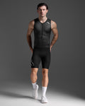 2XU Core Trisuit, Herren, Black/White