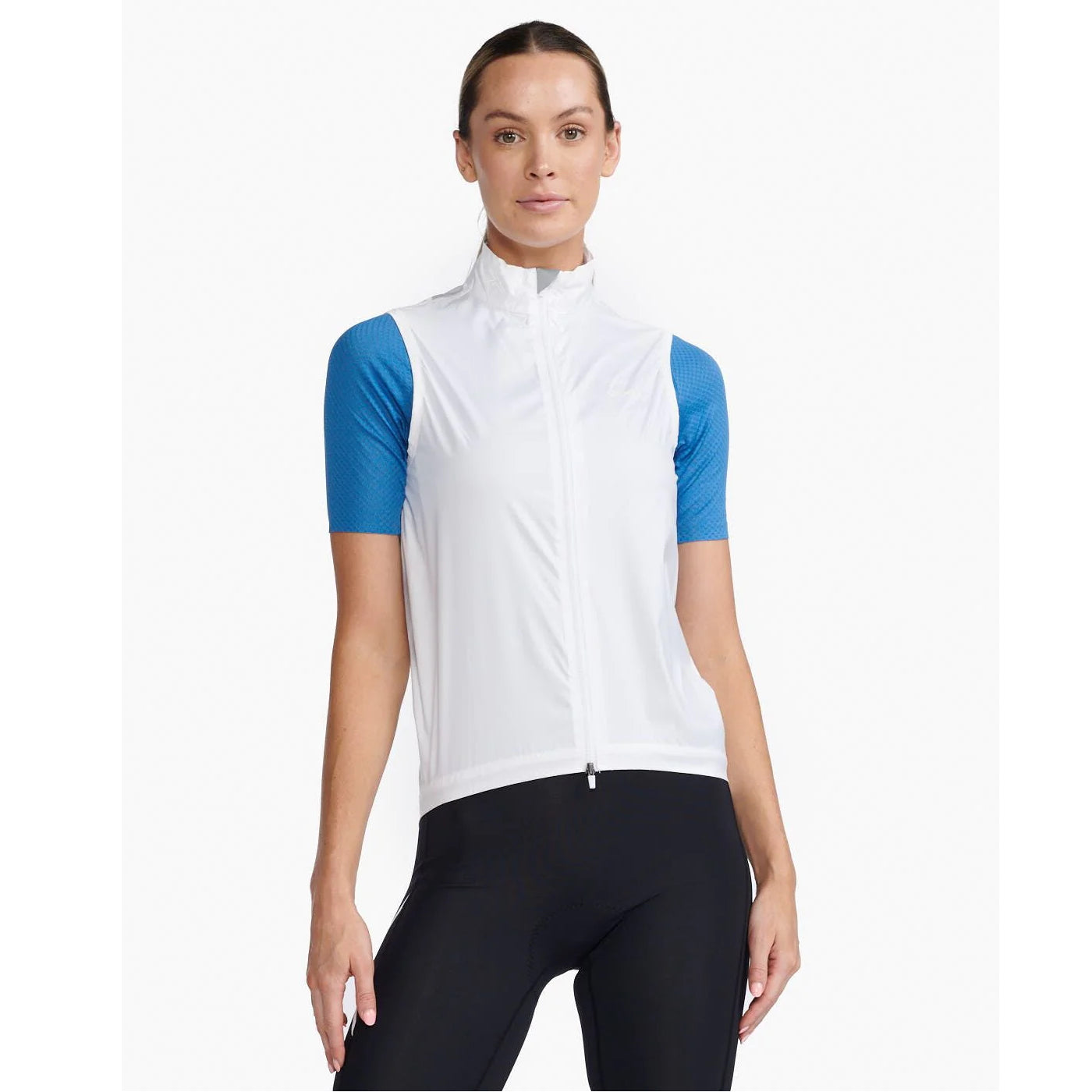 2XU Aero Gilet, Damen, White/White Reflective