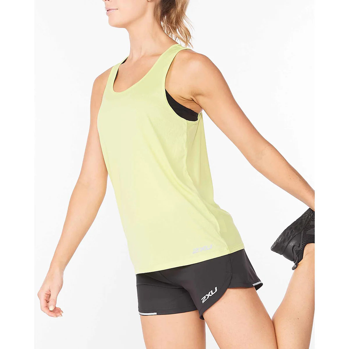 2XU Aero Singlet, Damen, gelb