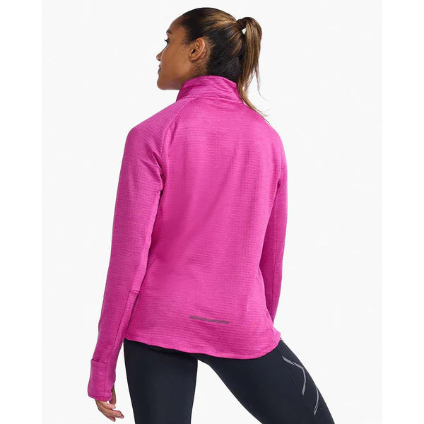 2XU Ignition 1/4 Zip, Damen,purple/reflektierend