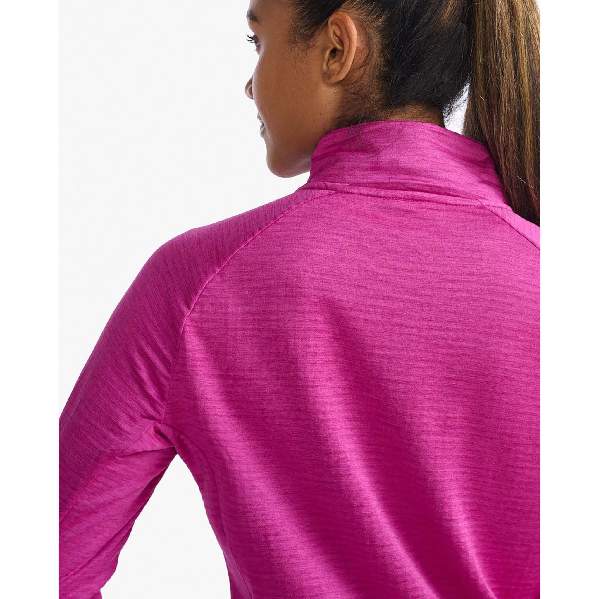 2XU Ignition 1/4 Zip, Damen,purple/reflektierend