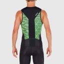 2XU Perform Tri Singlet, Herren, schwarz/neongrün