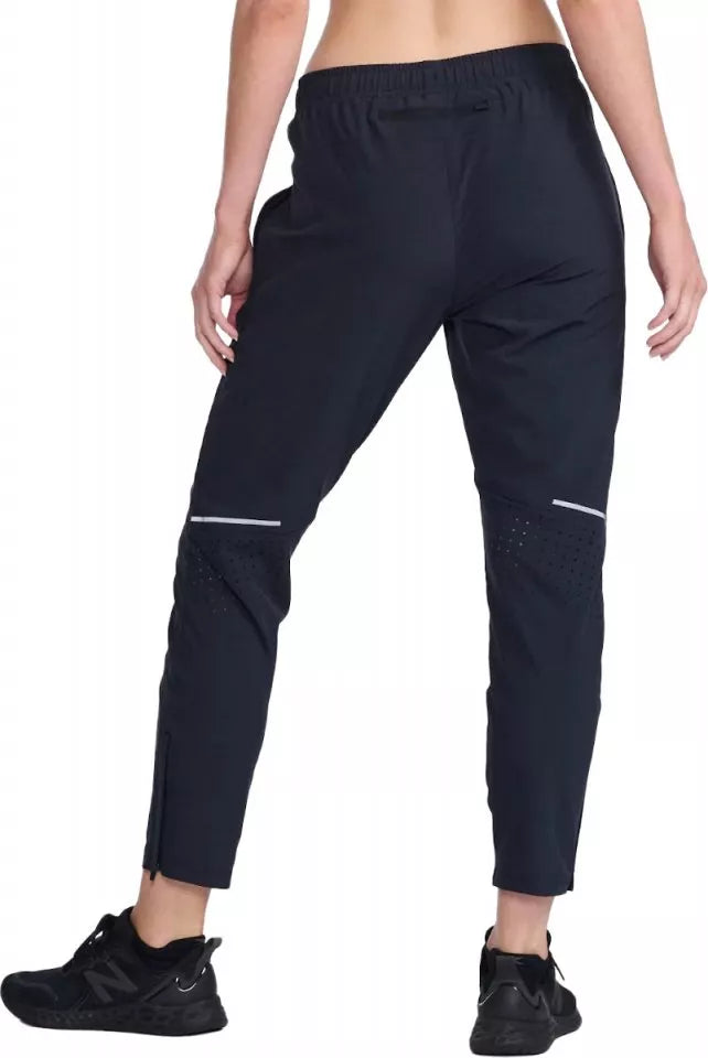 2XU Aero Woven Jogger, Damen, Black/Silver Reflective