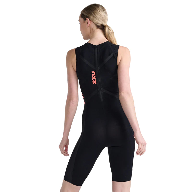 2XU Propel Swimskin, Damen, Black/Hyper Choral