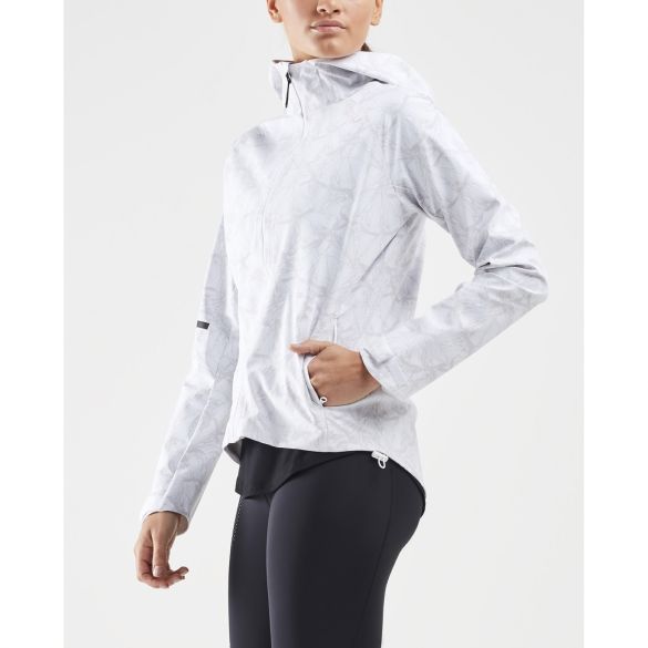 2XU GHST WP Jacket, Damen, White/Reflective