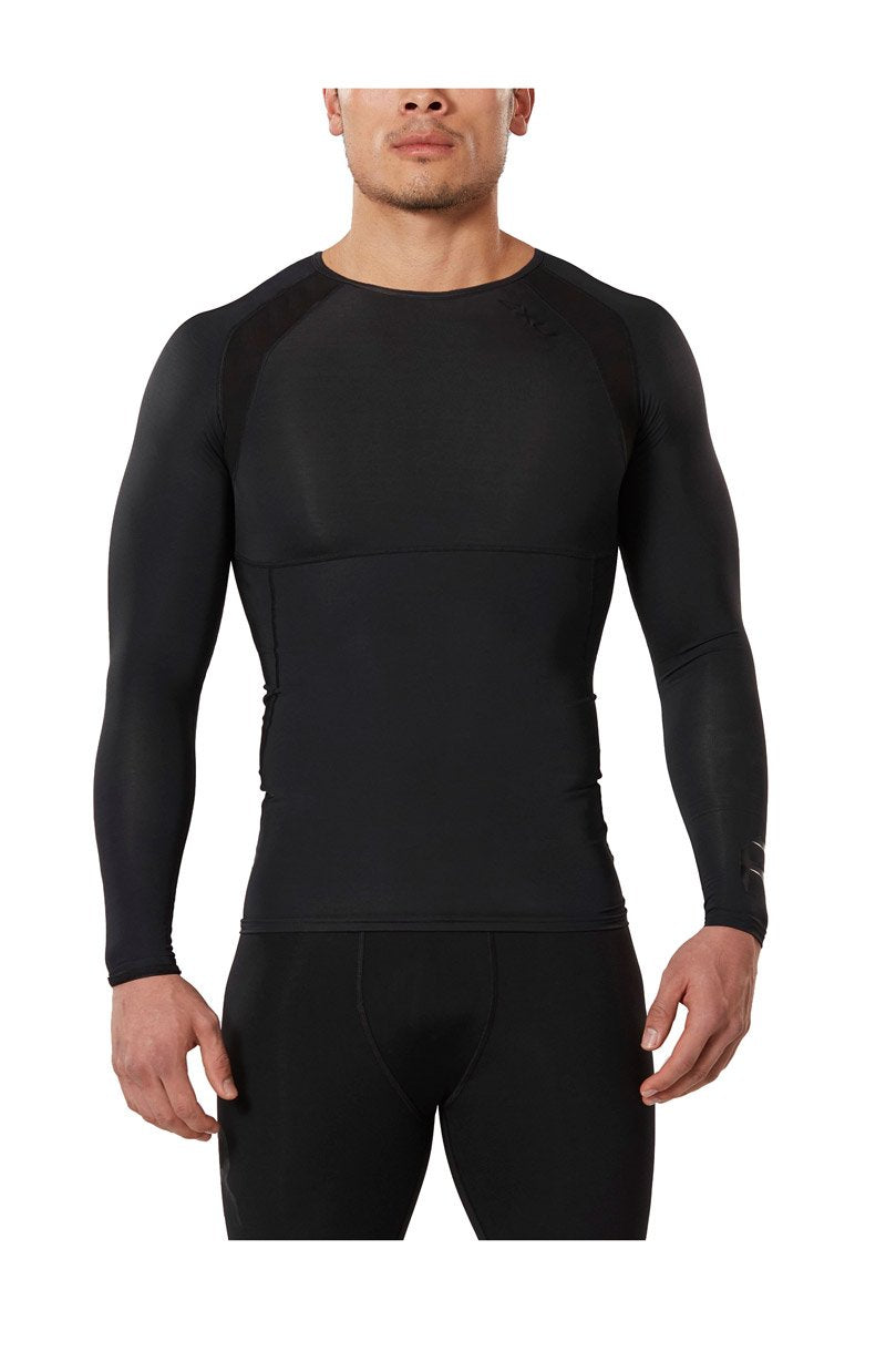 2XU  Refresh Recovery Compression Top, Herren, Black/Nero
