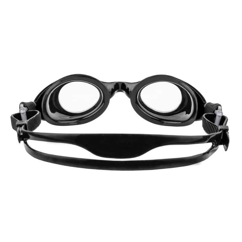Zoggs Vision Neutral, Optische-Schwimmbrille, Black/Black/Clear