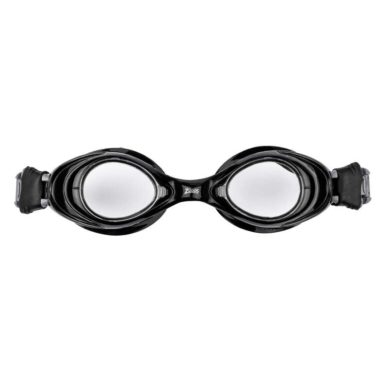 Zoggs Vision Neutral, Optische-Schwimmbrille, Black/Black/Clear