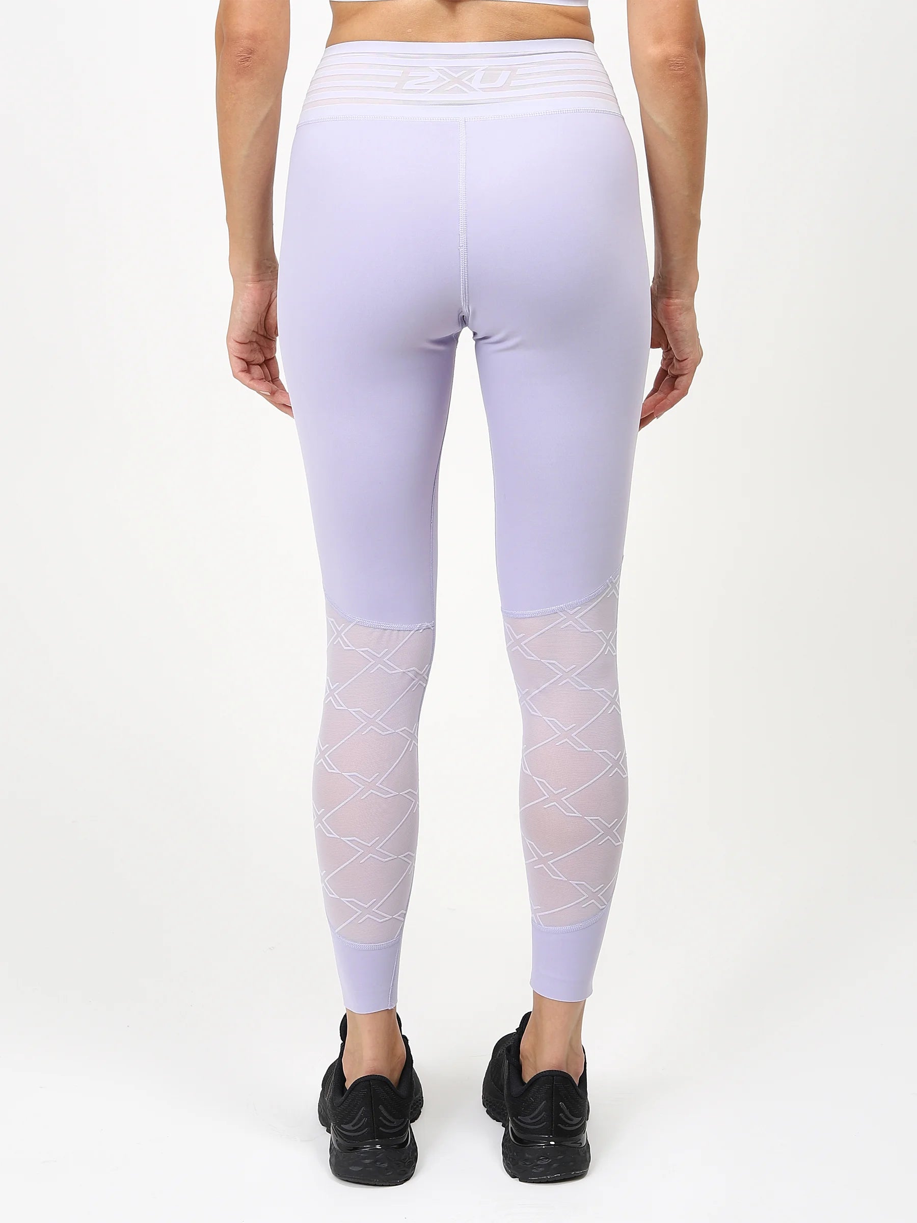 2XU Breeze Mesh Hi-Rise Tights, Damen, Lavendust