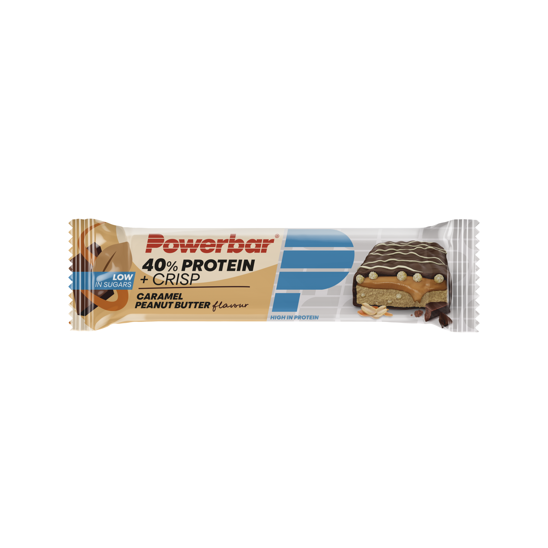 Powerbar 40 % Protein Crisp Riegel, Caramel Peanutbutter, 40 g MHD 12/24