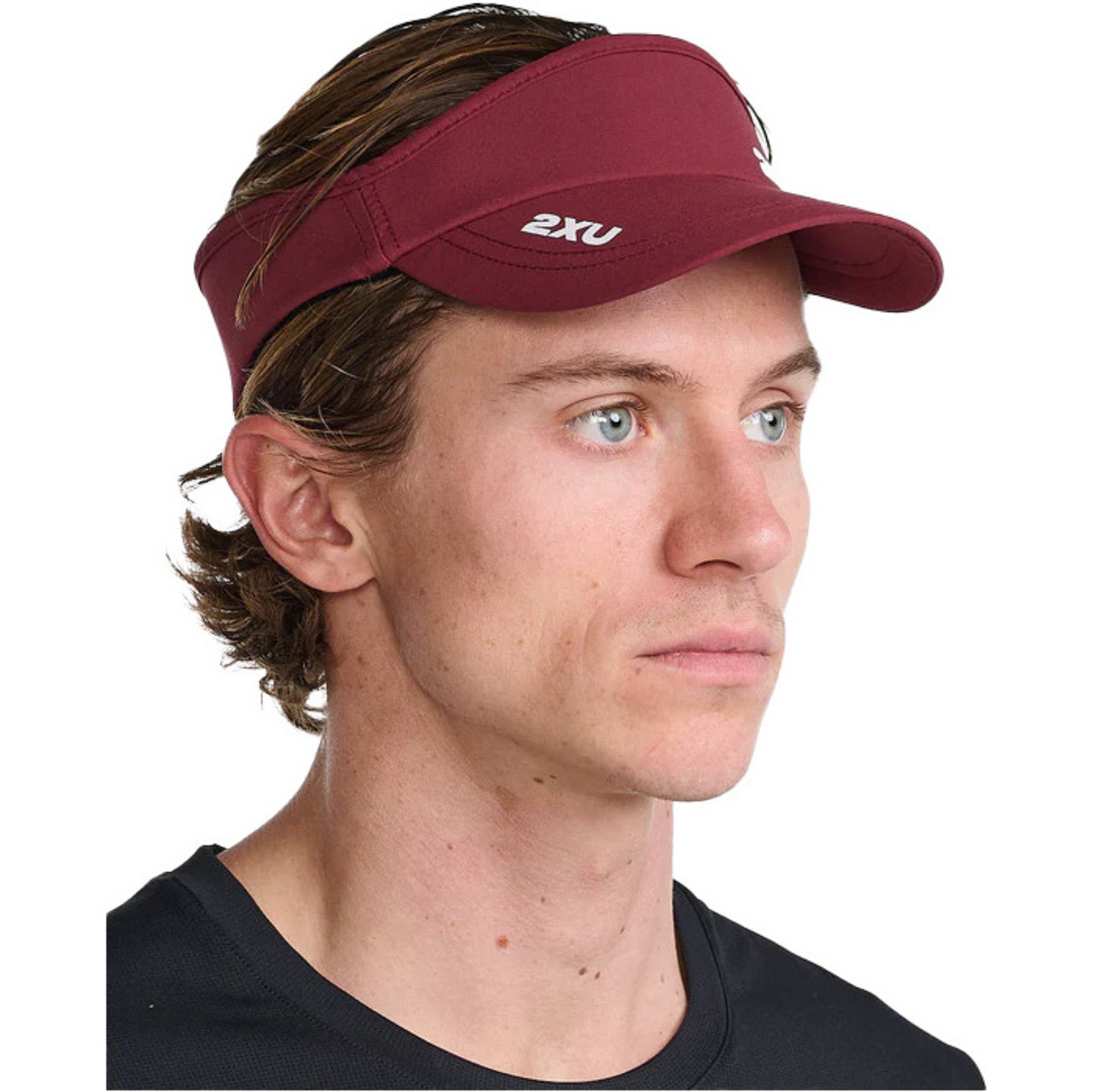 2XU Unisex Run Visor Truffle / White