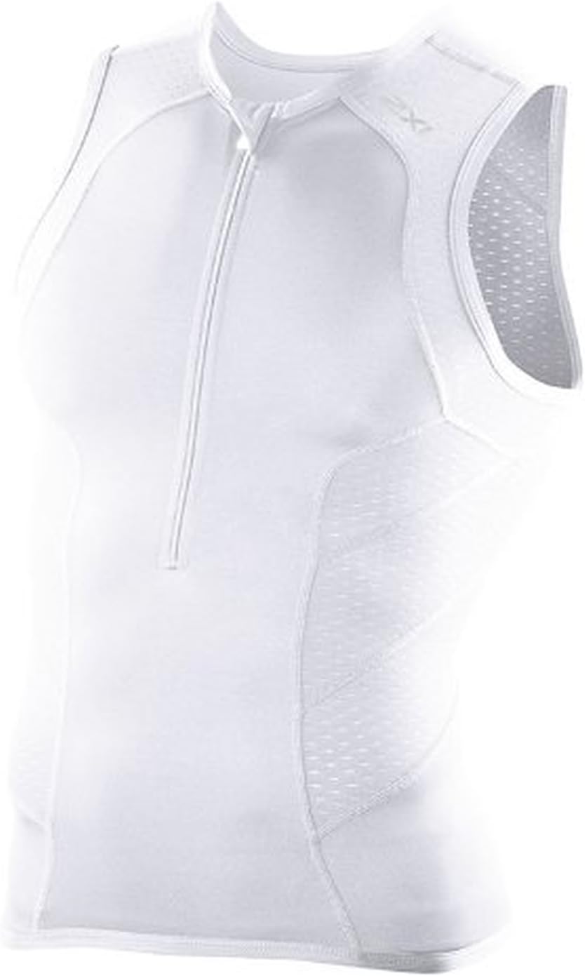 2XU Perform Tri Singlet, Herren, weiß