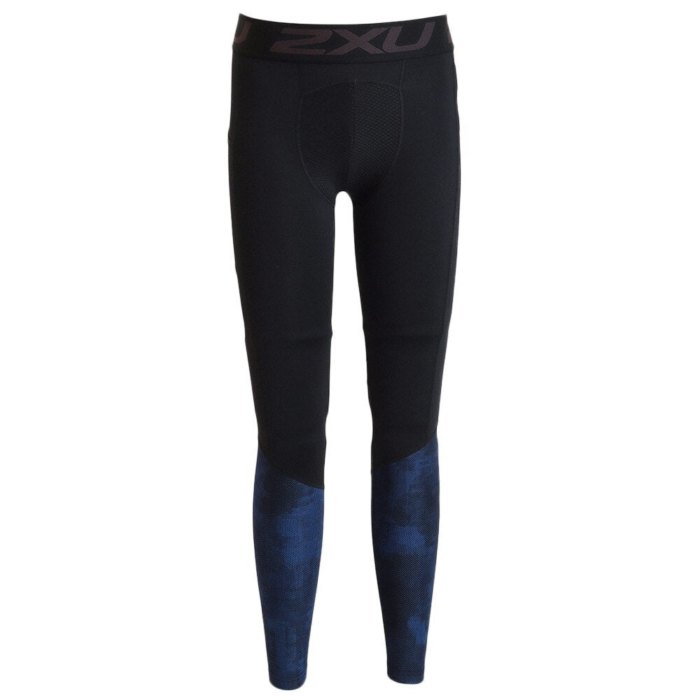 2XU Accelerate  Compression Tights with Storage, Herren, Black/Navy