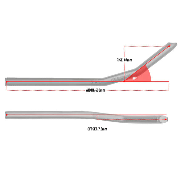 Profile Design, Sonic Ergo 39a Aerobar, Triathlonaufsatz